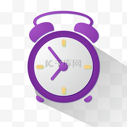 紫色的时钟图标