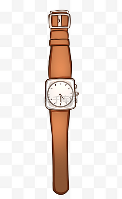 棕色手表表盘