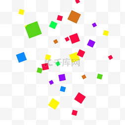 方形彩色图片_方块方形碎片