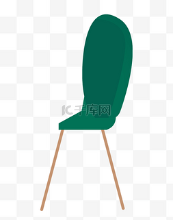 绿色椅子png图片_一个绿色椅子
