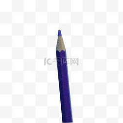 铅笔一支图片_一支蓝色的铅笔免抠图
