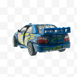 蓝色跑车玩具
