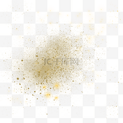 金色梦幻粒子图片_金色粒子斑驳背景