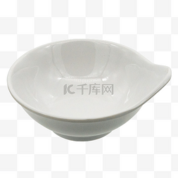 白色餐具素材图片_一个白色小碗