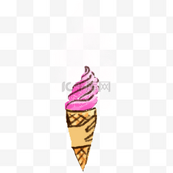 红色的冰淇淋图片_红色的冰淇淋免抠图