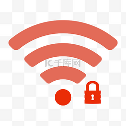 无线网络图片_矢量无线网络有密码加密wifi