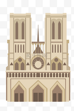 建筑巴黎圣母院