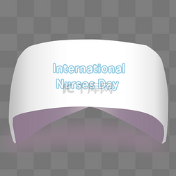 护士节帽子图片_经典的护士帽