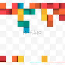 层次感科技图片_彩色创意层次感科技边框