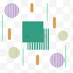 长方图框图片_不规则图形点线面