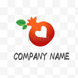 店铺logo图片_红色水果LOGO