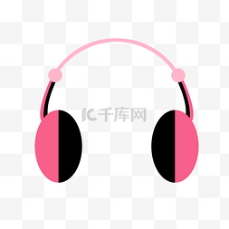 粉色音乐耳机