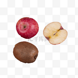 香甜苹果图片_红富士新鲜苹果和黄心猕猴桃