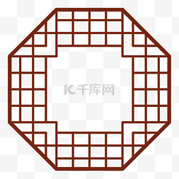 国风窗户图片_八边形古风窗户