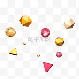 立方体色块图片_不规则几何图形