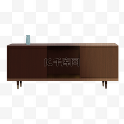 棕色家具柜子装饰