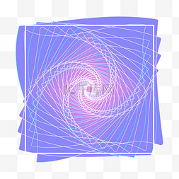 空间感网格线图片_科技感不规则渐变图形线条