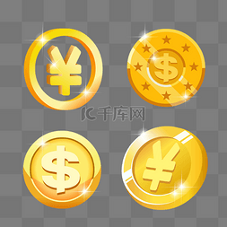 金币icon发光金币