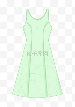 裙子绿色图片_夏季绿色连衣裙