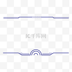 科技系列背景图片_简洁科技蓝边框