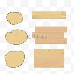 木桩和木牌