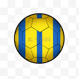 体育运动类图片_体育运动类黄色写实足球