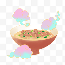 煲汤锅手绘图片_羊肉羊杂汤
