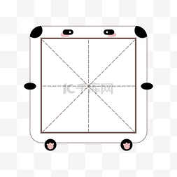 牛字田字格图片_熊猫田字格装饰框