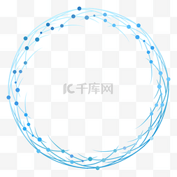 线条圆圈几何图片_不规则环形点线线条圆圈