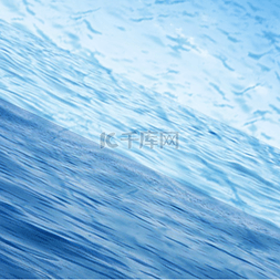 蓝色海水水面