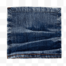 蓝色褶皱布图片_褶皱的牛仔布口袋