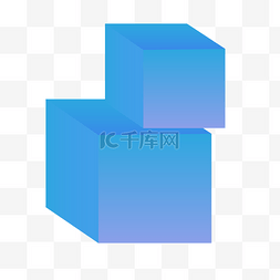 元素方块图片_立体方块
