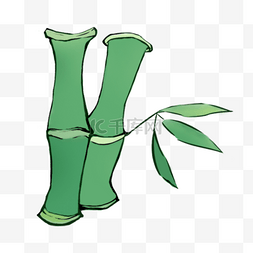 竹叶绿色竹节
