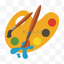 图画笔图片_学习艺术绘画矢量画笔UI素材ICON