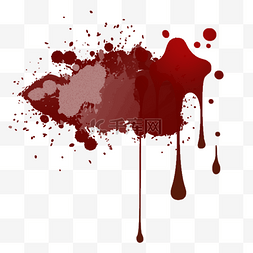 鲜血浸染图片_红色血迹血液鲜血喷血
