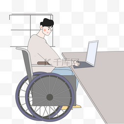 international day of disabled persons手绘