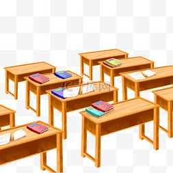 学校教室课桌