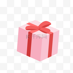 生日礼品图片_红色的礼盒免抠图