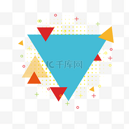三角几何图形图片_彩色几何图形