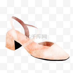 粉色凉鞋图片_精美高跟凉鞋