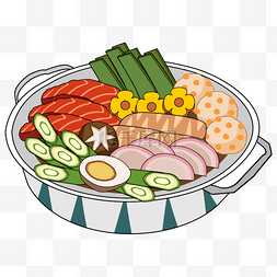 袋装肉丸子图片_诱人的日本sukiyaki