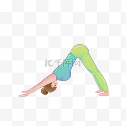 纤体瘦身减肥海报图片_国际瑜伽日常见瑜伽体式动作