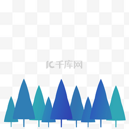 松树林树木植物