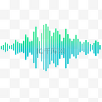 线条波纹音频曲线