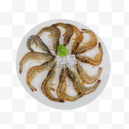 鲜虾河虾水产食物