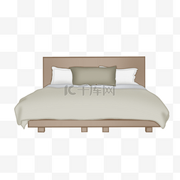 舒适床垫图片_舒适的双人床