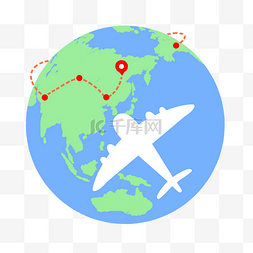 飞机环球旅行图片_环球旅行飞机