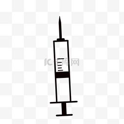 圆盘刻度素材图片_黑白疫苗注射器针剂