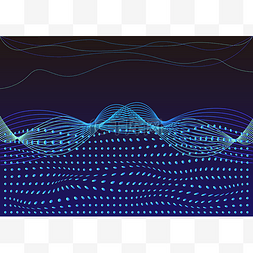 动感科技线条波点