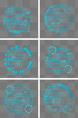 大数据圆环图片_科技大数据信息装饰